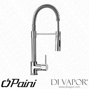 Paini 78CR557PE Cox Single Lever Kitchen Mixer with Spring and Swivel Spout Dual Mode Spray Spare Parts
