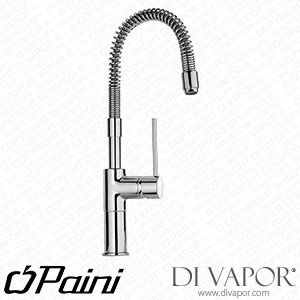 Paini 78CR558 Cox Single Lever Kitchen Mixer Tap with Spring and Swivel Spout Spare Parts