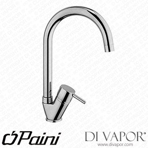 Paini 78CR570P Cox Single Lever Chrome Kitchen Mixer Tap with Swivel Tube Spout Spare Parts