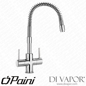 Paini 78PW488UK Cox Brushed Cruciform Monobloc Spring Tap Spare Parts