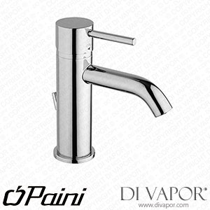 Paini 78YO211O Cox Single Lever Matt Black Basin Mixer Tap with 1