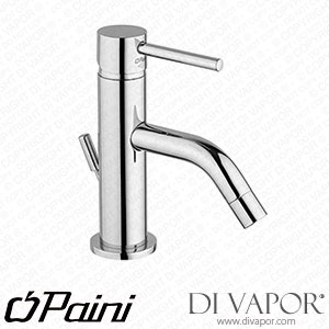Paini 78YO211S Cox Single Lever Matt Black Basin Mixer with 1