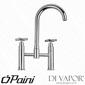 Paini 79PW215UK Tubos Bridge Brushed Sink Mixer Tap Spare Parts