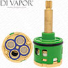74mm 4-Way Diverter Cartridge 35mm Barrel Diameter with 37mm Spindle - 20 Spline