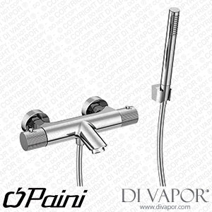 Paini 7GPZ100TH Cox Grip Thermostatic Bath Shower Mixer with Fixed Kit Spare Parts