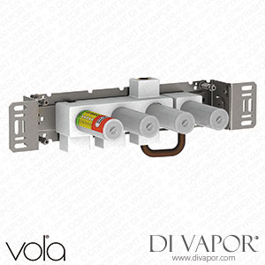 Vola Two-Handle Build-in Mixer with Diverter, Including One Fixed Outlet Socket (800NV) Spare Parts