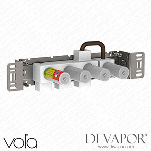 Vola Two-Handle Build-in Mixer with Diverter, for Bath Filling and Hand Shower (800TV) Spare Parts