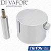 Triton Temperature Control Knob Chrome 83307650