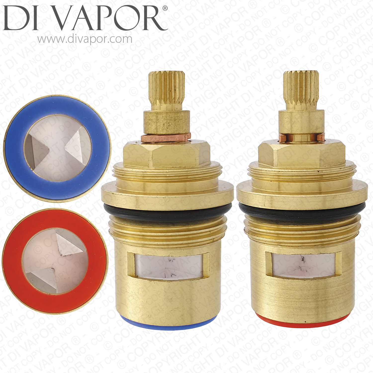 Pair of Bath Tap Cartridges 83336778