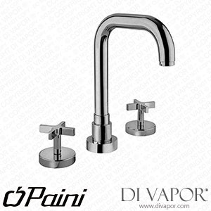 Paini 83CR102 Lemon Complete Deck Bath Mixer 3 Holes Spare Parts