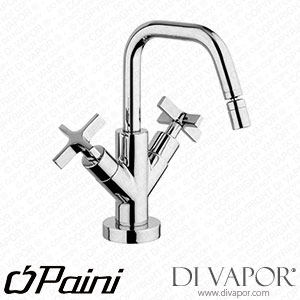 Paini 83CR251 Lemon Single Lever Bidet Mixer with Swivel Tube Spout 1