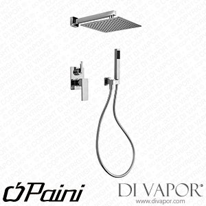 Paini 84CR433DR Dax R - RS Chrome Built-In Mixer with Stainless Steel Shower Kit Spare Parts