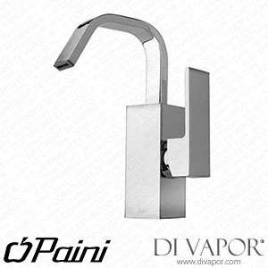 Paini 84PZ251R Dax R - RS Single-Lever PVD Brushed Black Bidet Mixer with Swivel Tube Spout 1