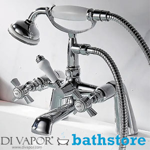 Bathstore Bensham 1895 Bath Shower Mixer - Chrome (New Version 2023 Onwards)