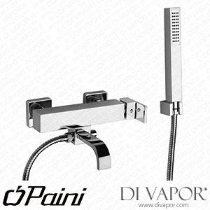 Paini 84YO100R Dax R - RS Matt Black Single Lever Bath Shower Mixer with Fixed Shower Kit Spare Parts