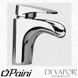 Paini 86-211WF Ovo Waterfall Single Lever Basin Mixer with 1