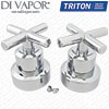 Triton 86004930 Kensey Dual Control Knob Set