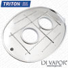Triton Cover Faceplate Seals Chrome