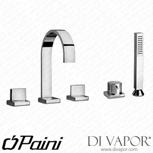 Paini 86CR109 Ovo Complete Deck Bath Shower Mixer Chrome Spare Parts