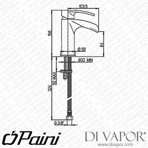Paini 86CR205WFSKM Ovo Basin Mixer Spare Parts