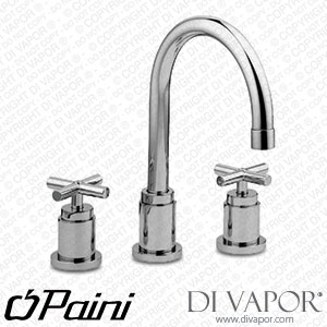 Paini 87CR215B Ornellaia Bridge Basin Mixer Tap with Baroque Spout Spare Parts