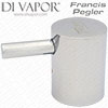 Francis Pegler Struana Hot Tap Handle - Chrome