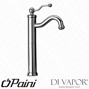 Paini 88CR211LLSR Duomo Single Lever Basin Mixer Tap High Model 1