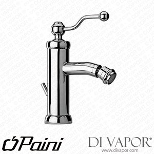 Paini 88OP306 Duomo Single Lever PVD Glossy Gold Bidet Mixer with 1