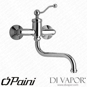 Paini 88OP501 Duomo Wall Mounted PVD Glossy Gold Single Lever Kitchen Mixer Tap Spare Parts