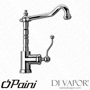 Paini 88OP572 Duomo Single Lever PVD Glossy Gold Kitchen Mixer Tap with High Swivel Spout Spare Parts