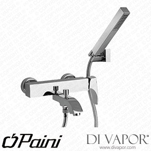 Paini 89CR105 Lady Single Lever Chrome Bath Shower Mixer with Adjustable Kit Spare Parts
