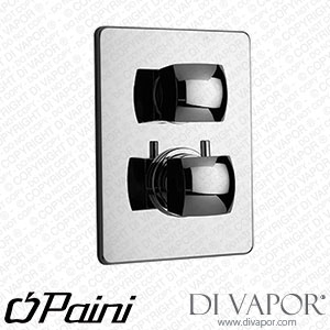 Paini 89CR691THWBSET Lady Chrome Shower Plate and Handle Set Spare Parts