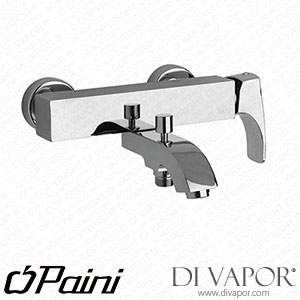 Paini 89OP105 Lady Single Lever PVD Glossy Gold Bath Shower Mixer with Adjustable Shower Kit Spare Parts