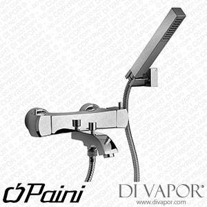 Paini 89OP105TH Lady PVD Glossy Gold Thermostatic Bath Shower Mixer with Adjustable Kit Spare Parts
