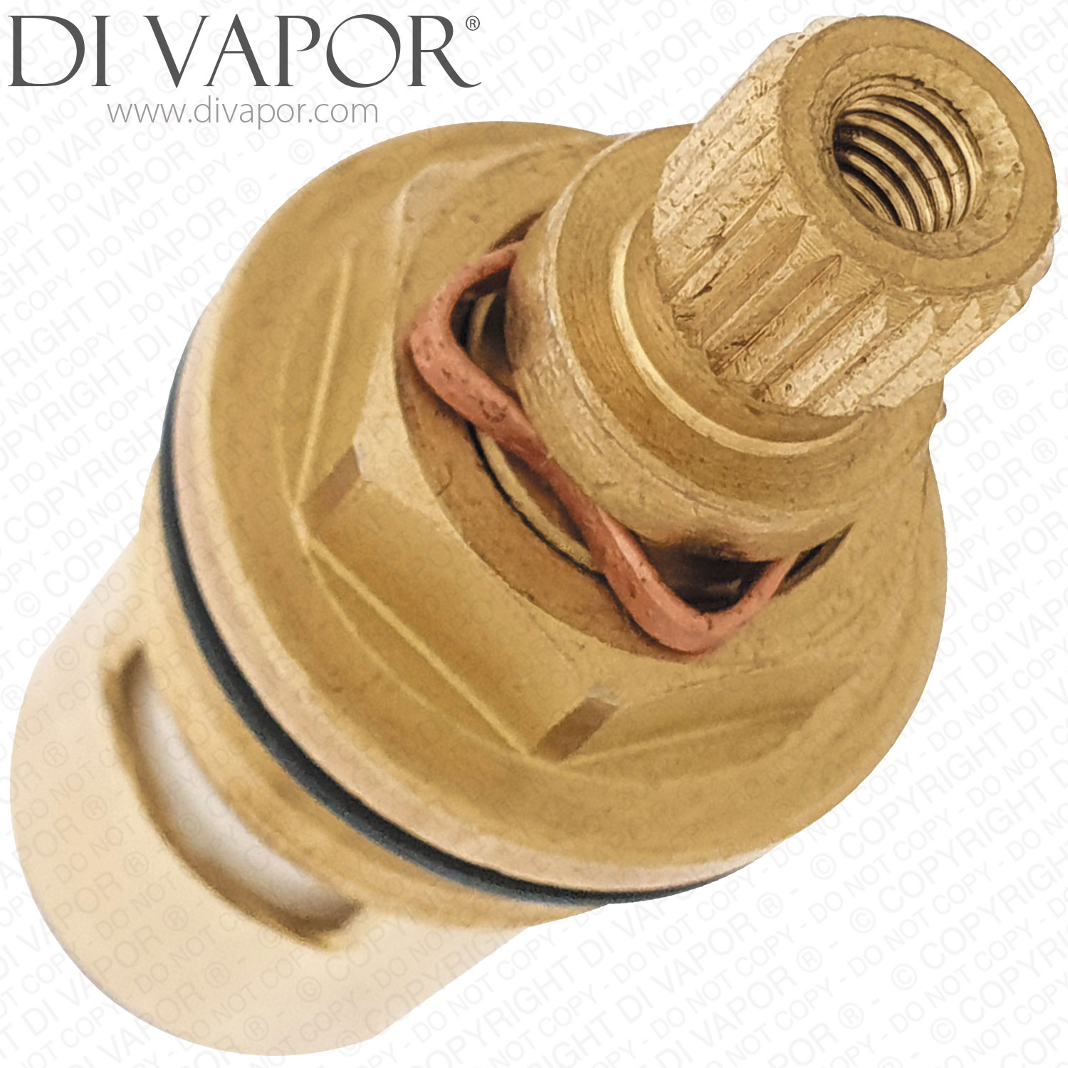 42mm Kitchen Tap Cartridge 3/8 AntiClockwise Open 20 Splines