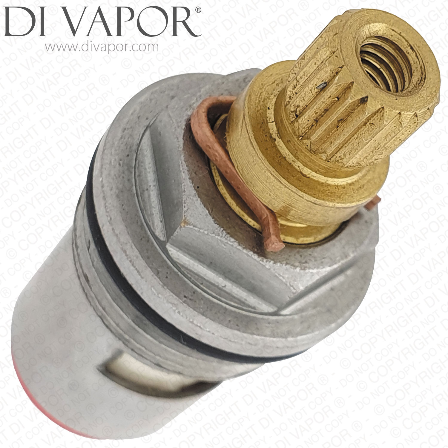 42mm Kitchen Tap Cartridge 3/8" Clockwise Open 20 Splines