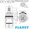 Bathstore Planet Tap Cartridge Diagram