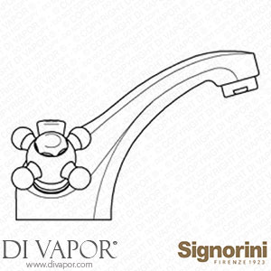 Signorini 90073200 One Hole Basin Mixer Provided with Pop-Up Waste Set Spare Parts