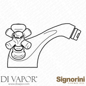 Signorini 90084200 One Hole Basin Mixer Provided with Pop-Up Waste Set Spare Parts