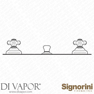 Signorini 90084500 One Hole Bidet Mixer Provided with Pop-Up Waste Spare Parts