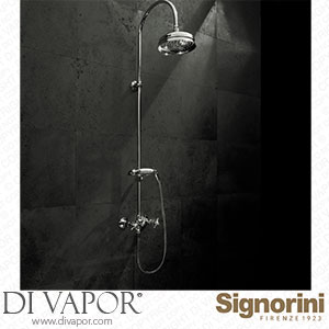 Signorini 90086800 External Shower Group Provided with Head Shower and Hand Shower Set Spare Parts