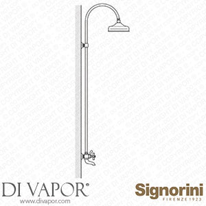 Signorini 90087800 External Bath Group Provided with Head Shower Spare Parts