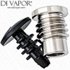 Thermostat Handle Chrome