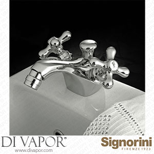 Signorini 90174200 One Hole Basin Mixer Provided with Pop-Up Waste Set Spare Parts