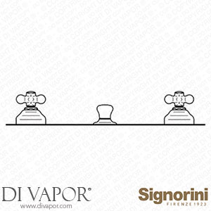 Signorini 90174500 One Hole Bidet Mixer Provided with Pop-Up Waste Spare Parts