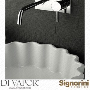 Signorini 90222000.PE External Part Basin Mixer - 180Mm Spout - for Built-In Part Cod. 90 00 02410 Spare Parts
