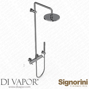 Signorini 90226800 External Shower Group Provided with Head Shower and Hand Shower Set Spare Parts