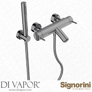 Signorini 90227000 Exposed Bath Mixer Provided with Hand Shower Set Spare Parts