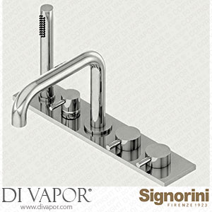 Signorini 90227500 Deck Mounted Bath Group Provided with Jet Spout Spare Parts