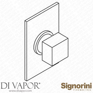 Signorini 90246000.PE External Part Shower Mixer for Built-In Part Cod. 90 00 0601 Spare Parts